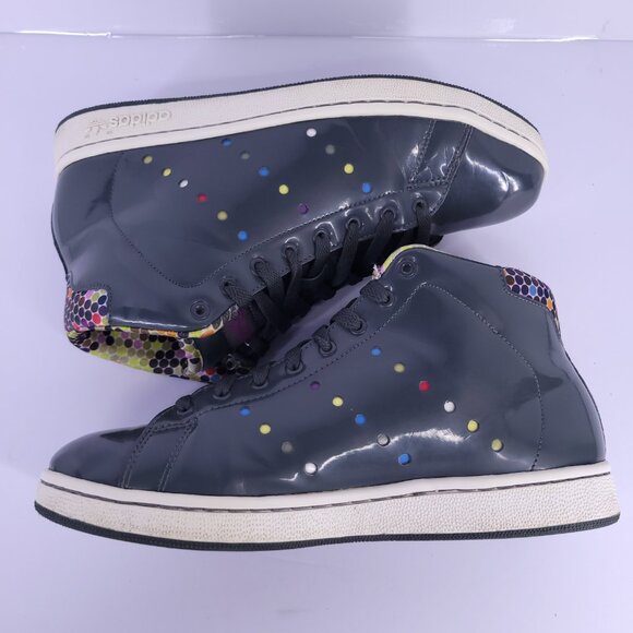 Adidas Stan Smith Mid W BH Gray Multicolor Polka Dot Sneakers Sz 9 Art 280968 - Picture 10 of 16